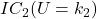 IC_2 (U=k_2)