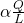 \alpha \frac{Q}{L}