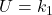 U=k_1