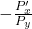 - \frac{P'_x}{P_y}