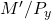 M'/P_y