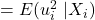 =E(u_i^2\ |X_i)