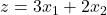 z=3x_1 +2x_2